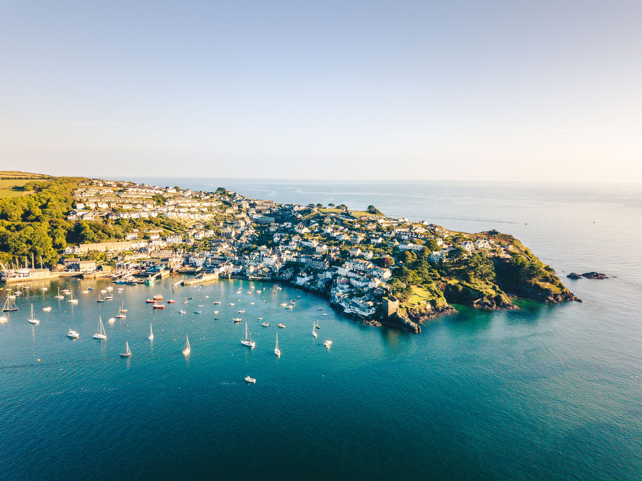 Fowey Estuary at sunset