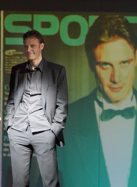 Alessandro Petacchi looking dapper.