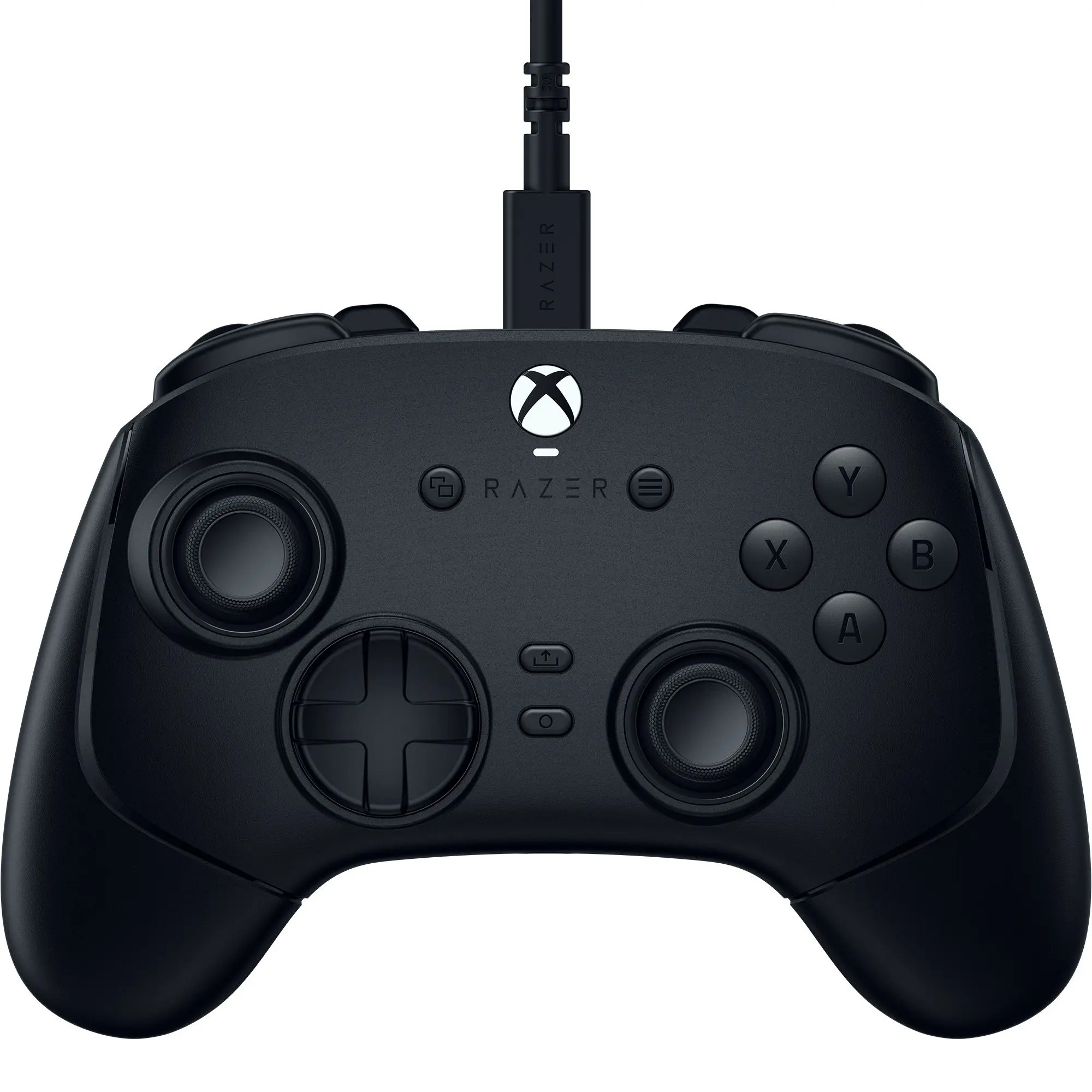 Render of the Razer Wolverine V3 Tournament Edition controller for Xbox and PC, in black.