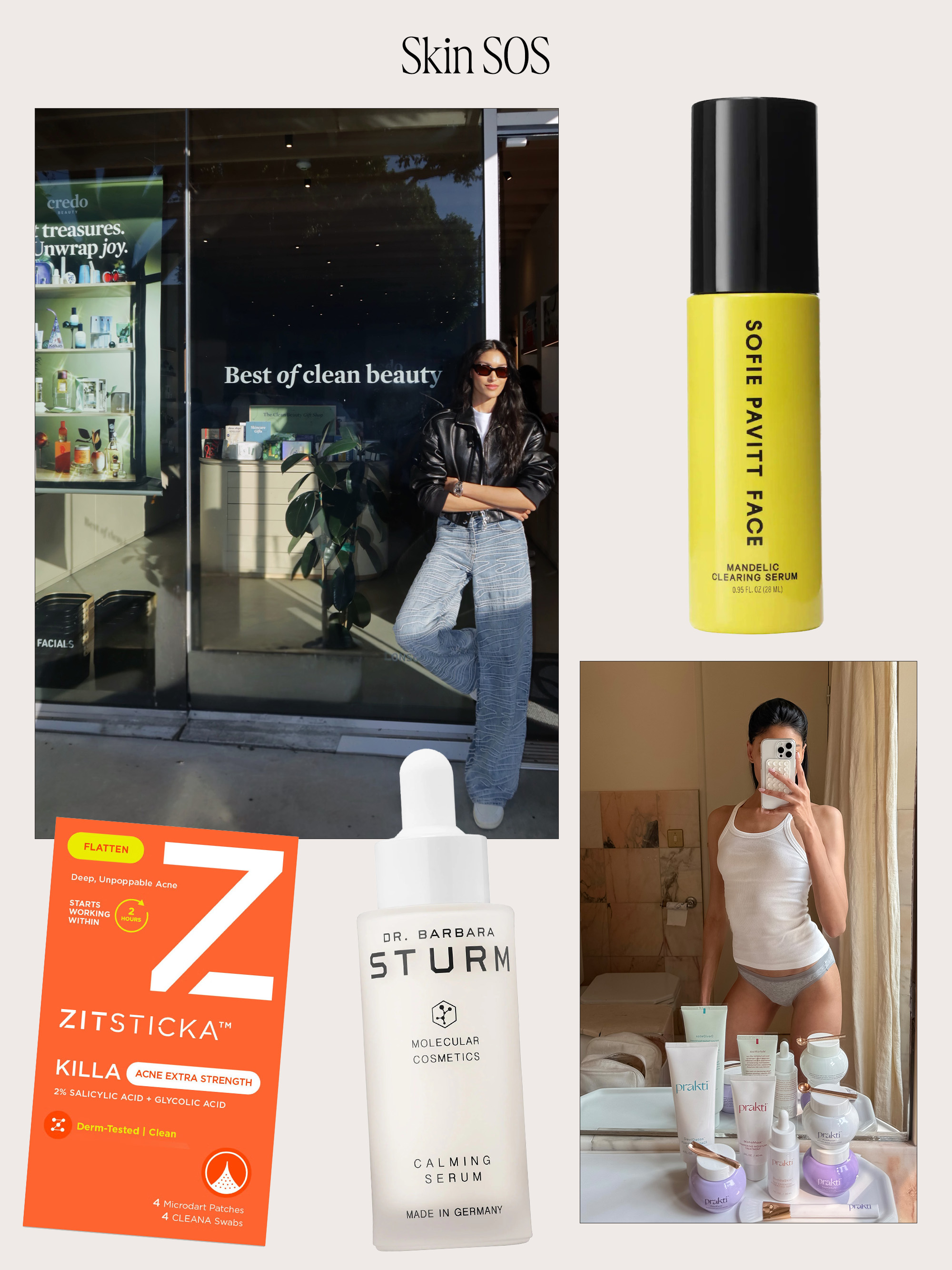 Pritika Swarup skincare collage