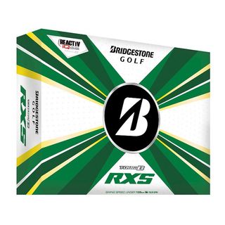 The Bridgestone 2022 Tour B RXS Golf Ball on a white background