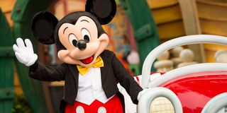 Mickey Mouse character at Disney World
