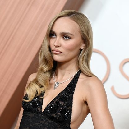 Lily-Rose Depp at the 2025 Oscars 