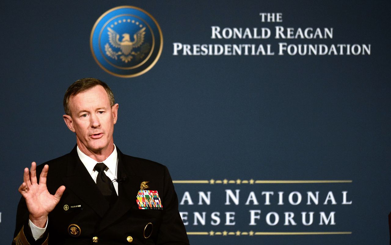 Retired Navy Adm. William McRaven.