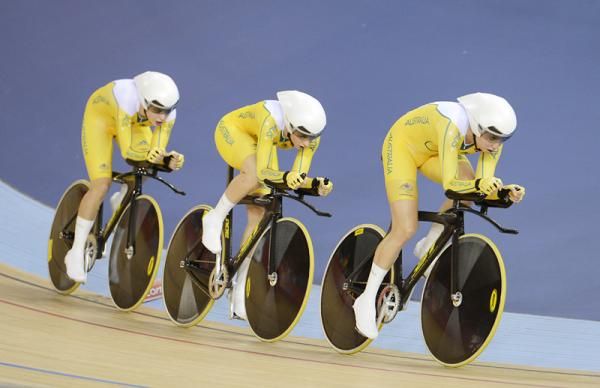 Australia's pursuit team finished out of the medals