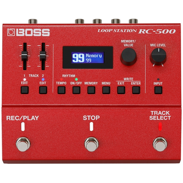 A Boss RC-500 looper pedal