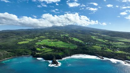 Aerial view of Kapalua, Hawaii