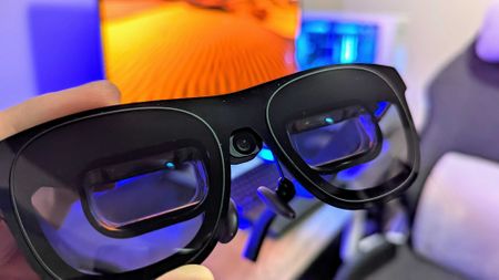 Image of the XREAL One Pro AR glasses.