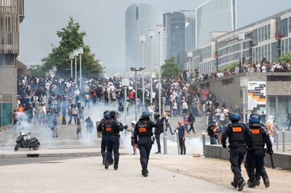 The scene in Paris during protests over the death of Nahel Merzouk