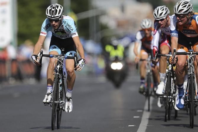 Samuel Spokes was active in the U23 Crit.
