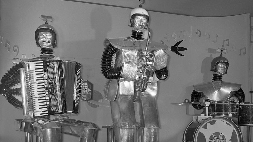 A robot band in 1958