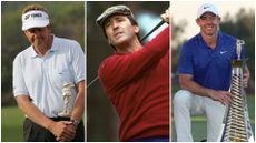 Colin Montgomerie, Seve Ballesteros and Rory McIlroy