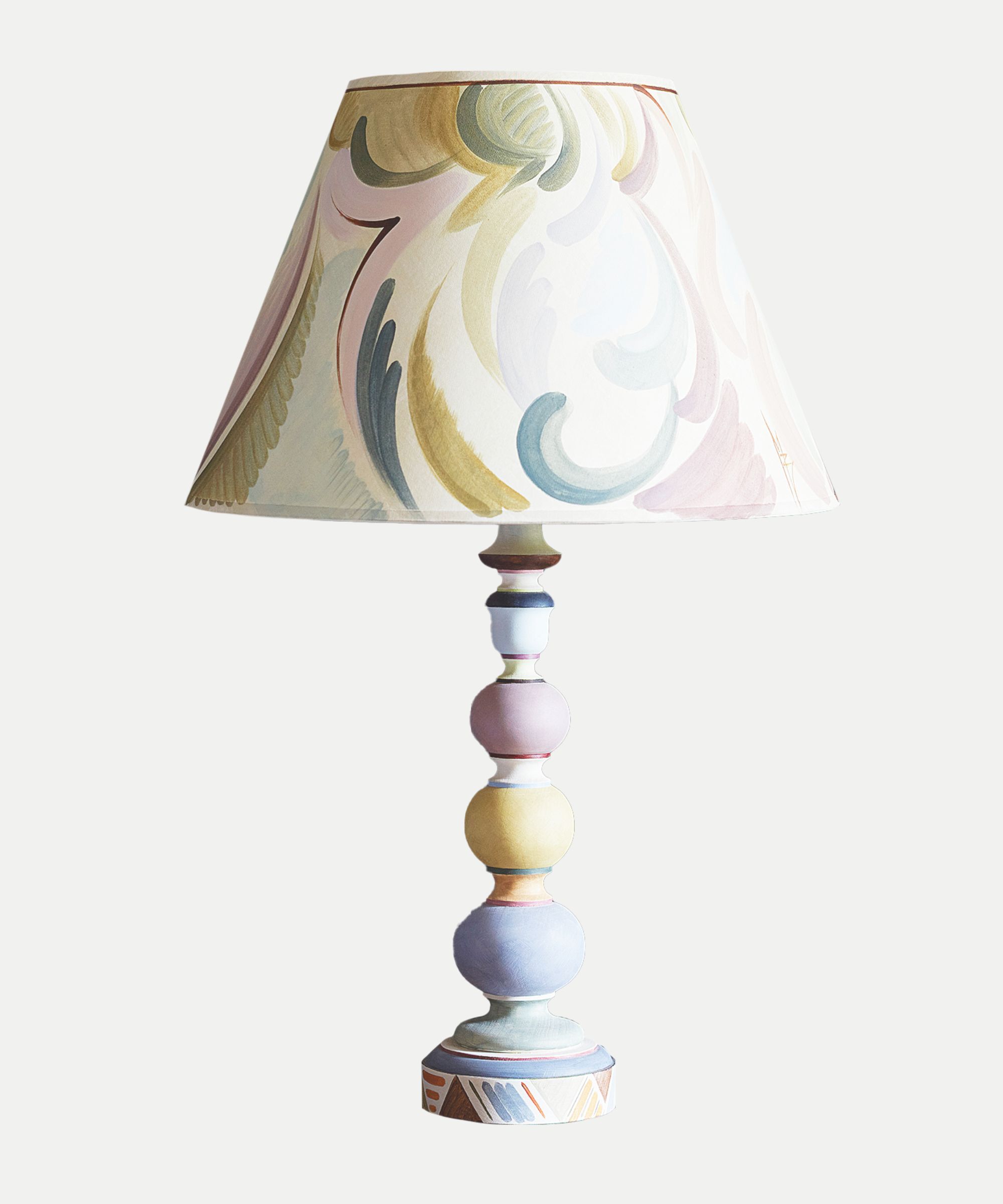 A Charleston style table lamp