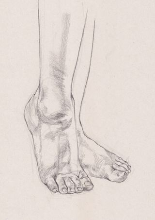 how to draw feet diagrams