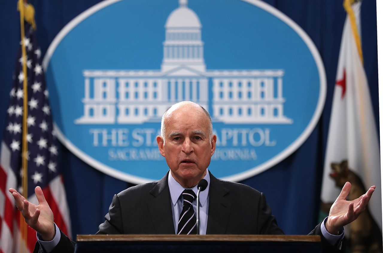 California Gov. Jerry Brown.