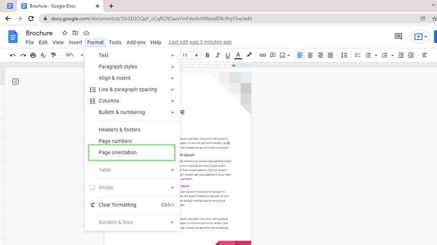 DELA DISCOUNT NJSEXDNaKMABKVvvDhsuNm How to display a page in landscape mode in Google Docs DELA DISCOUNT  