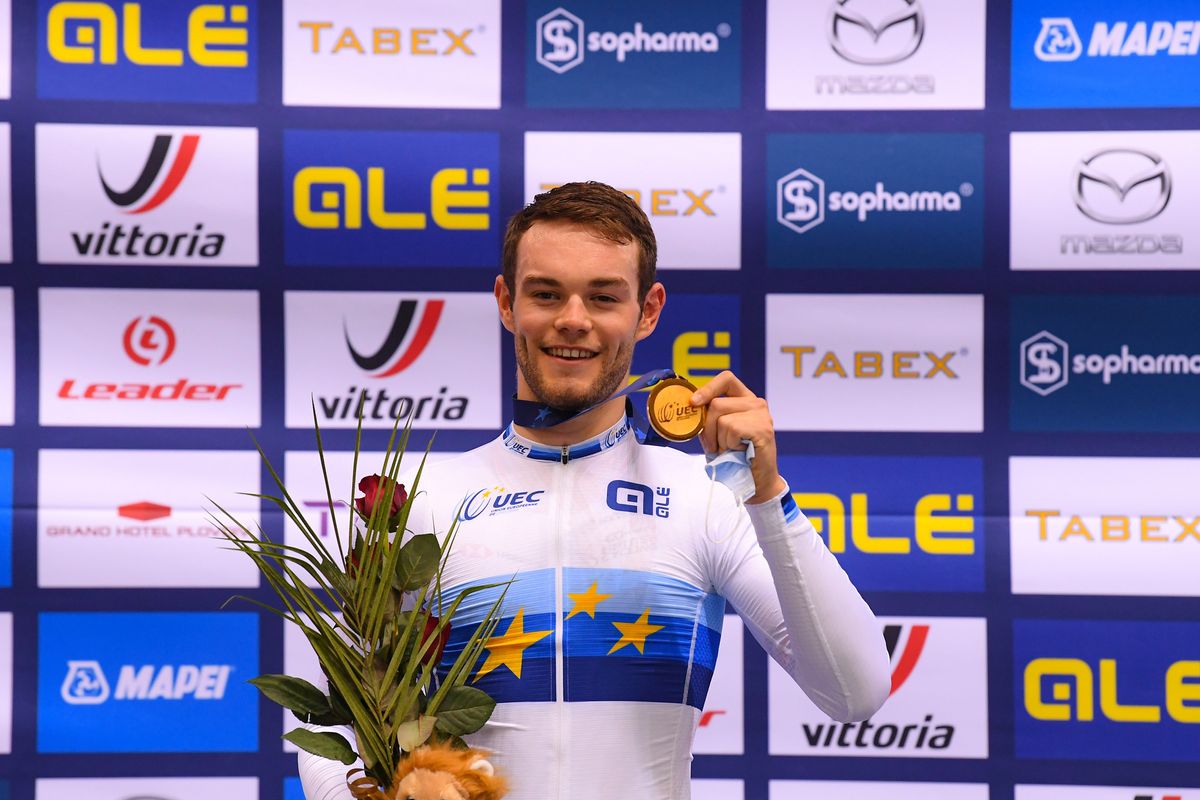 2020 UEC Track European Championships Plovdiv 1st Day 11112020 Men Elimination Matthew Walls Great Britain photo Dario BelingheriBettiniPhoto2020