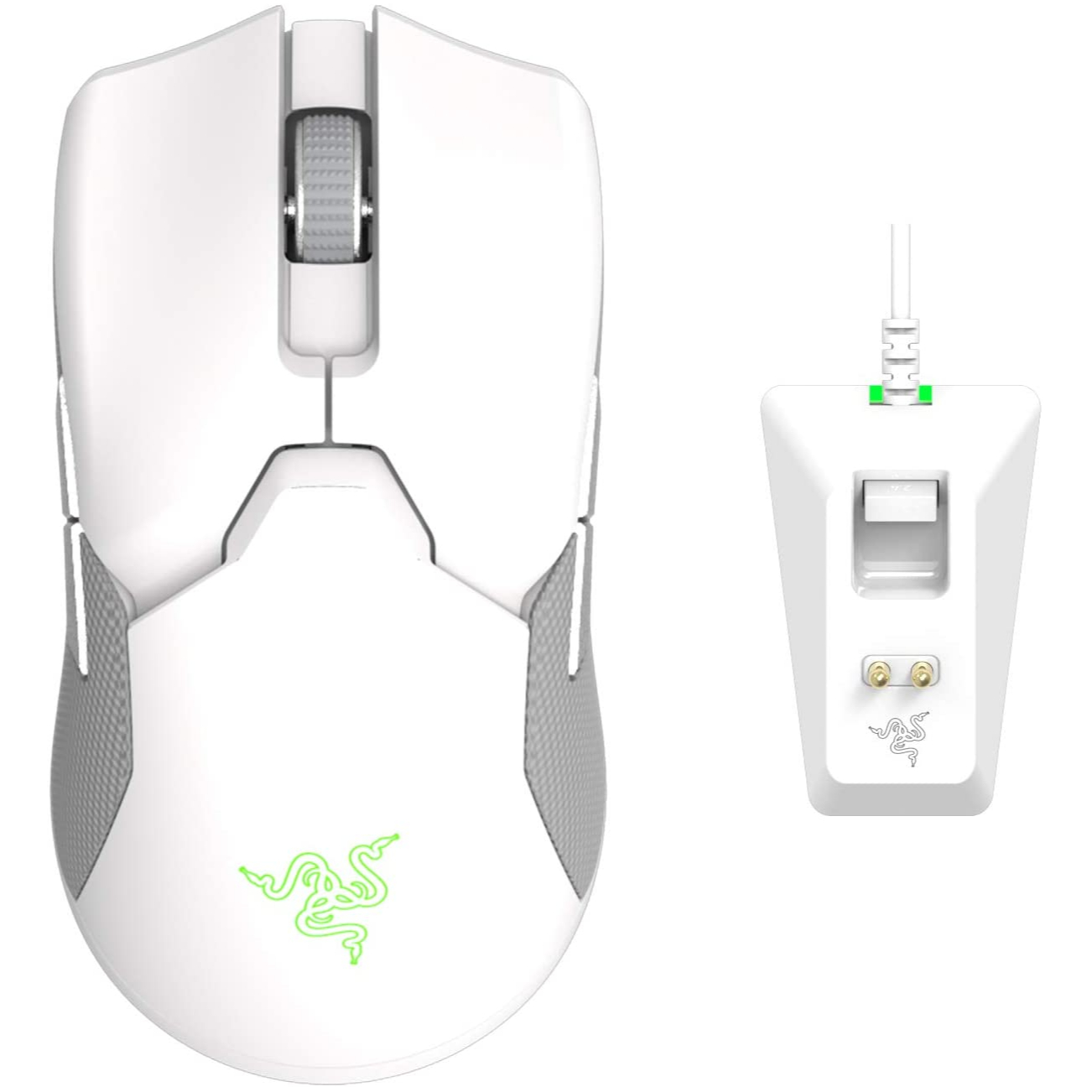 El mouse inalámbrico blanco para juegos Razer Viper Ultimate está de vuelta a un precio sólido