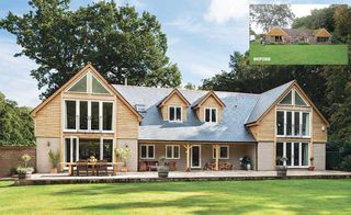 Oak-clad bungalow remodel