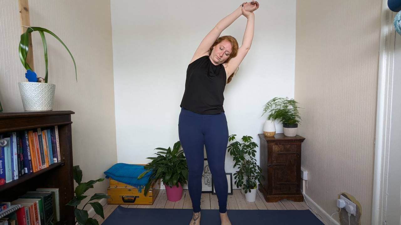 Standing side stretch