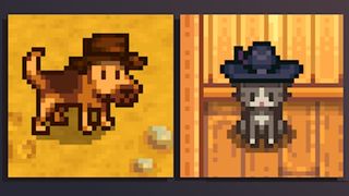 Stardew Valley: Hats on cats (and dogs)