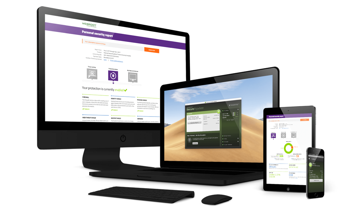Webroot Antivirus On Devices