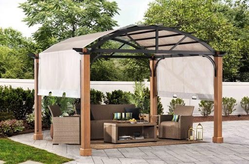 roofed pergola
