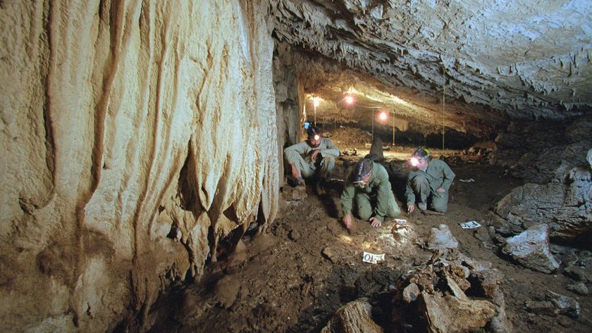 Archaeologists uncover artifacts from the Illyrians, an ancient Balkan hunter gatherer tribe, in Spila Cave. | Location: Balkan Peninsula.