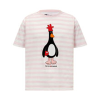 Kids' Feathers McGraw Pink Stripe T-shirt 7 to 12yrs | £8.99 - TK Maxx