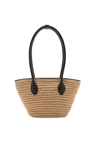 Natural Fiber Basket Bag