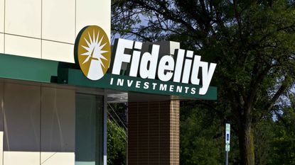 A Fidelity Investments sign