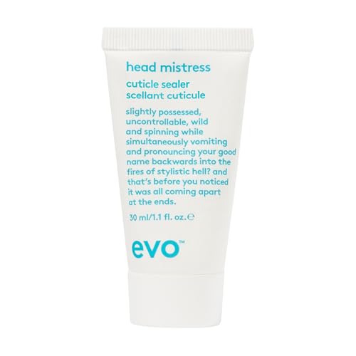 Evo Head Mistress Cuticle Sealer - Multi-Purpose Hair Smoothing Cream - Increases Slip &amp;amp; Adds Softness and Shine - Travel Size - 30ml