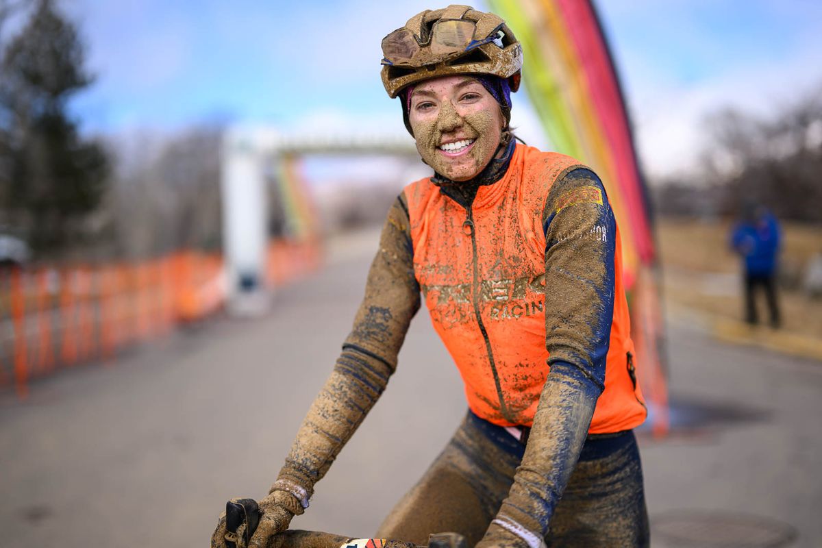 Maddie Munro won the elite women's division on the long route at 2024 Old Man Winter Rally