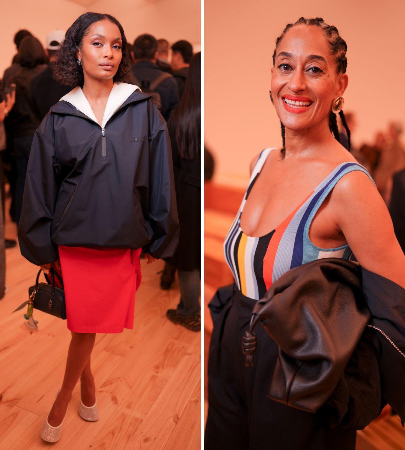 yara shahidi and tracee ellis ross at loewe ss26