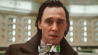 Tom Hiddleston as the Loki variant in Loki season 2 in the Disney Plus 2023 sneak preview