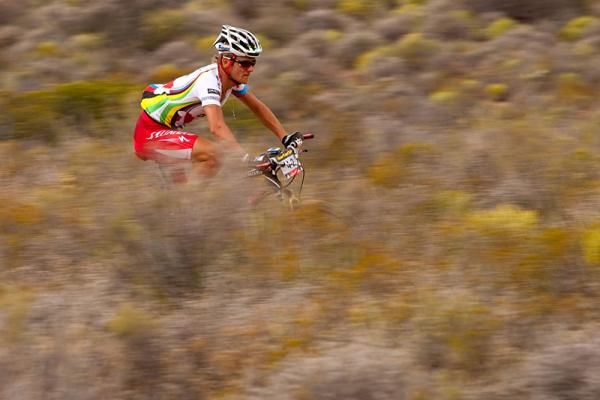 Burry Stander races to another stage win.