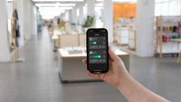 The new Genelec audio app on a smartphone. 