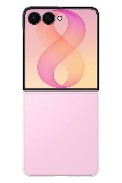 Galaxy Z Flip8 Clear Case, Transparent
