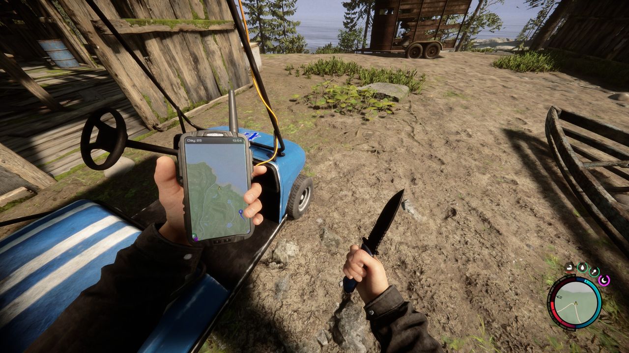 Sons of the Forest golf cart location