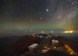 Comet Lovejoy C/2014 Q2 Over La Silla, Chile