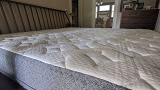 Close up of GhostBed Luxe mattress