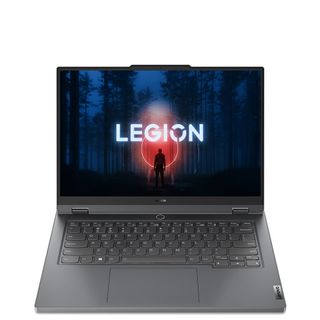 A Lenovo Legion 5 Slim 14 against a white background
