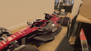 JigSpace app in Apple Vision Pro showing formula one car