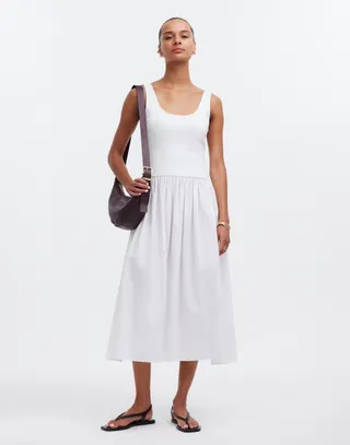 Drop-Waist Tank Midi Dress