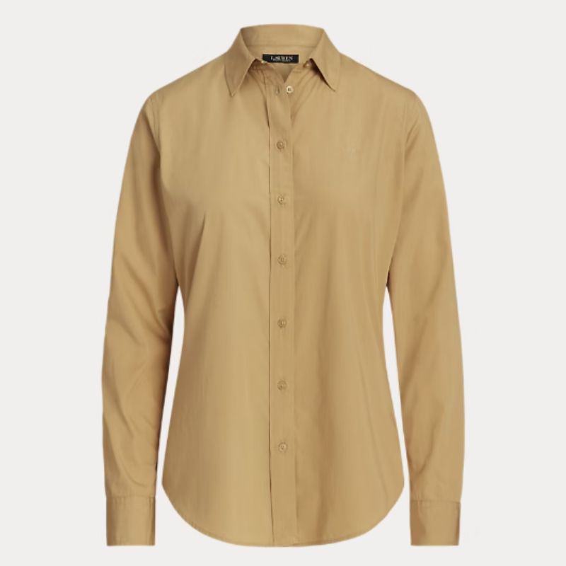 beige shirt