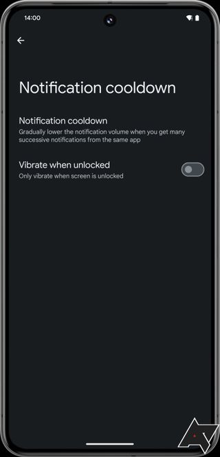 Android 14 QPR2 beta 2 notifications cooldown