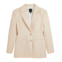 Cream Tailored Blazer, £75 | River Island