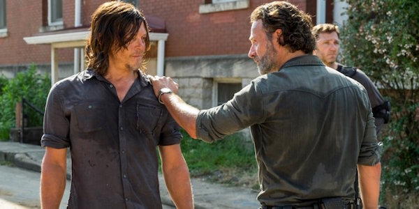 Daryl and Rick on The Walking Dead