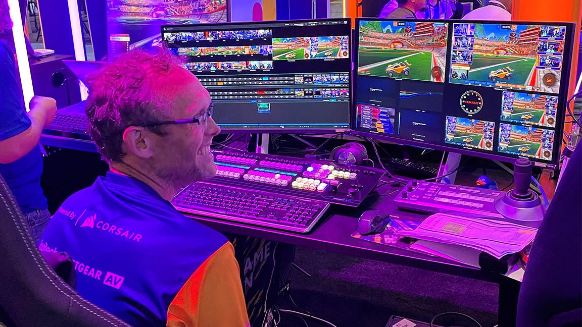 esports demo at InfoComm