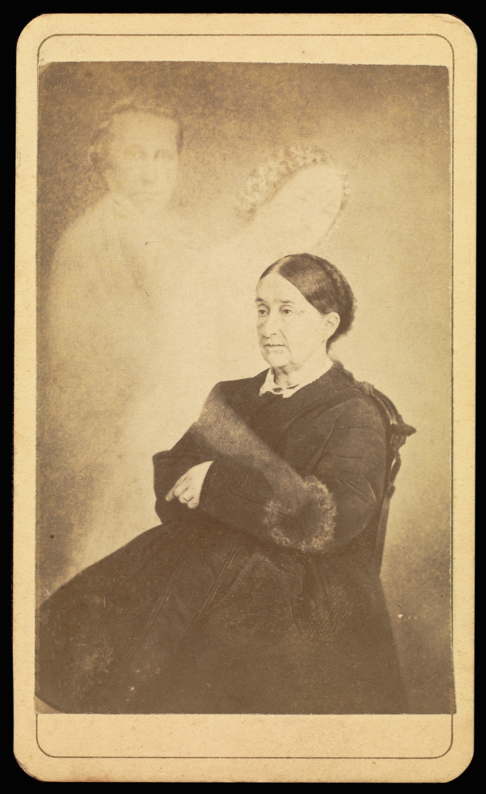 A spirit photograph by William H. Mumler